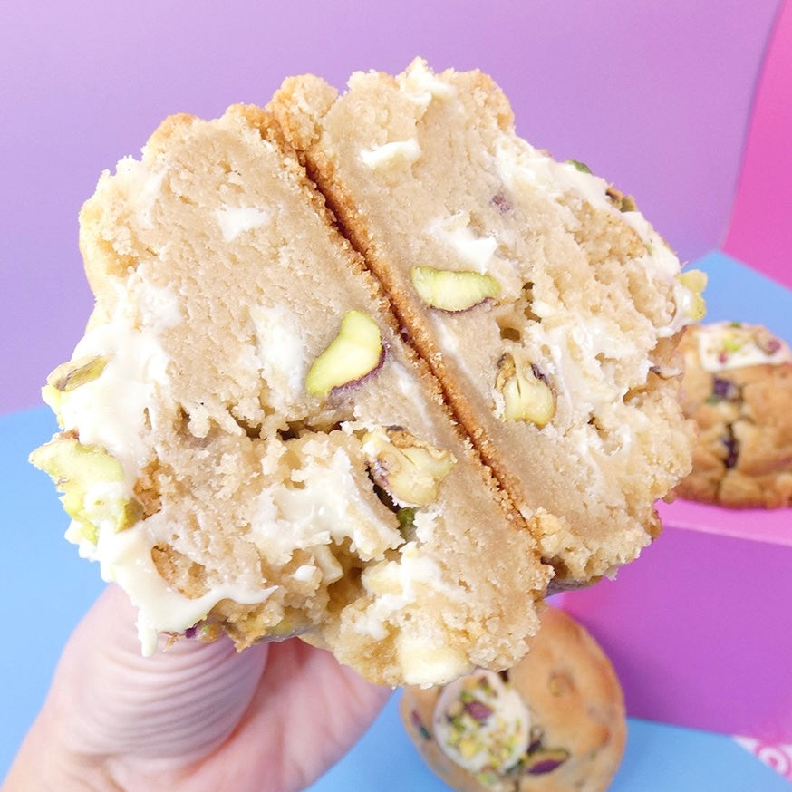 Pistachio White Chocolate NYC Cookie