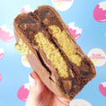 Load image into Gallery viewer, Chocolate Dubai Chocolate Pistachio Stuffed Deep Dish Cookie
