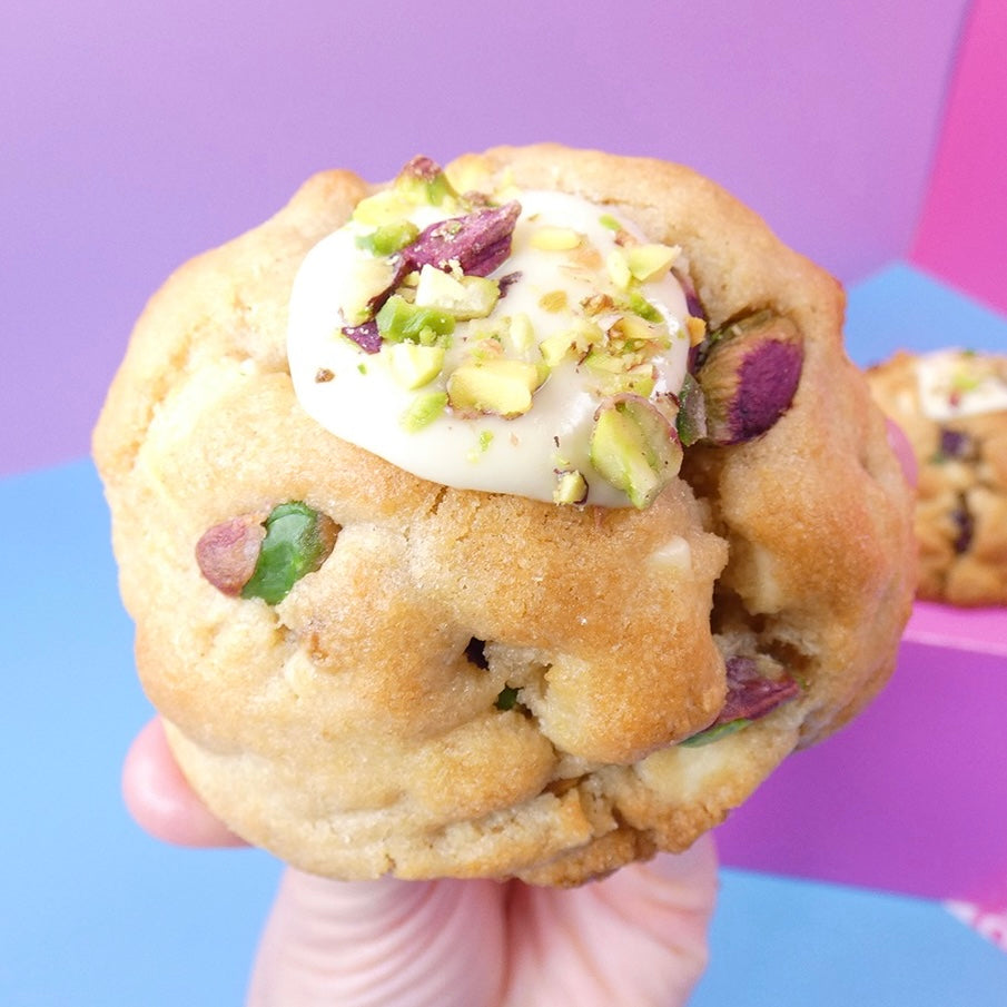 Pistachio White Chocolate NYC Cookie