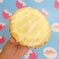 Load image into Gallery viewer, Lemon Drizzle Frosted Cookie