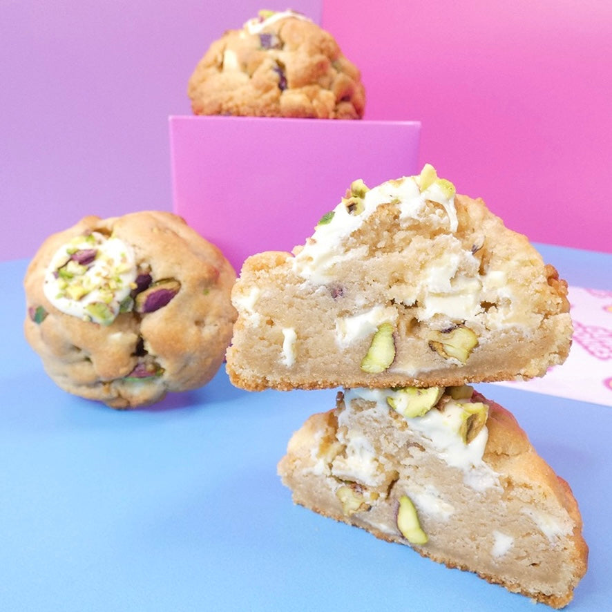 Pistachio White Chocolate NYC Cookie