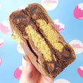 Load image into Gallery viewer, Chocolate Dubai Chocolate Pistachio Stuffed Deep Dish Cookie