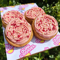 Load image into Gallery viewer, Raspberry White Chocolate Decadunk Cookie