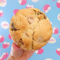 Load image into Gallery viewer, Galaxy Caramel Stuffed NYC Cookie