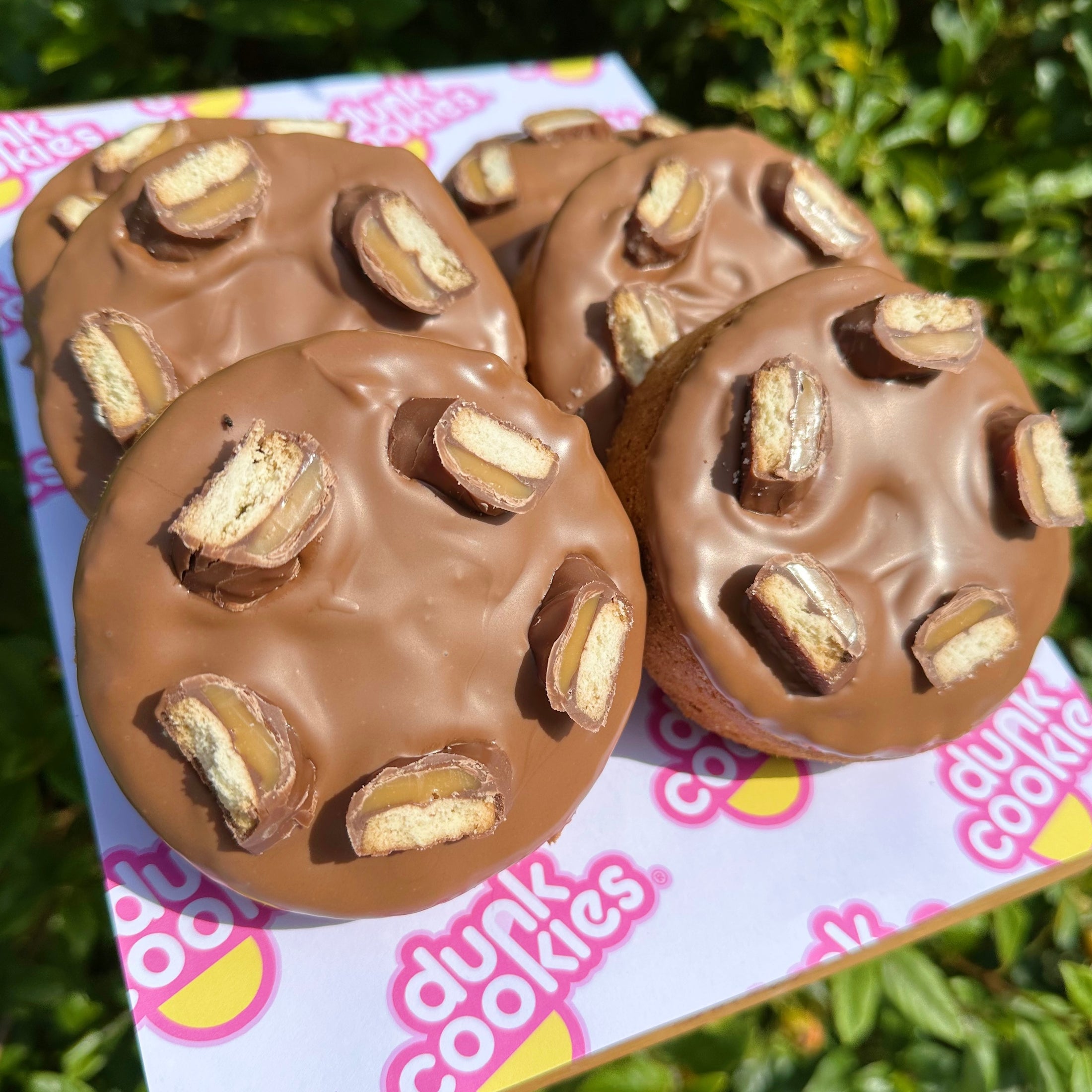 Caramel Shortbread Decadunk Cookie