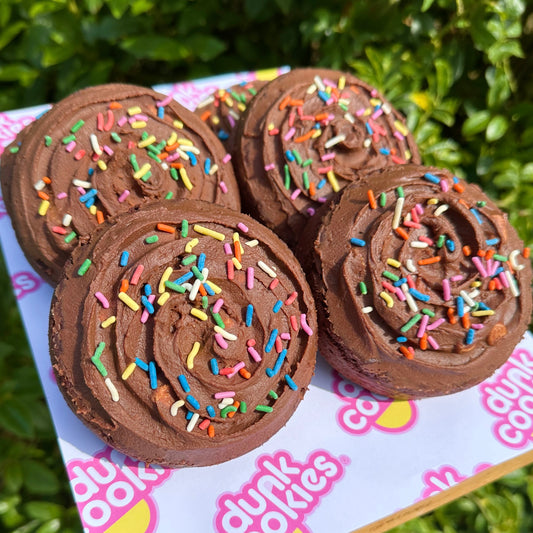 Rainbow Rocky Road Decadunk Cookie
