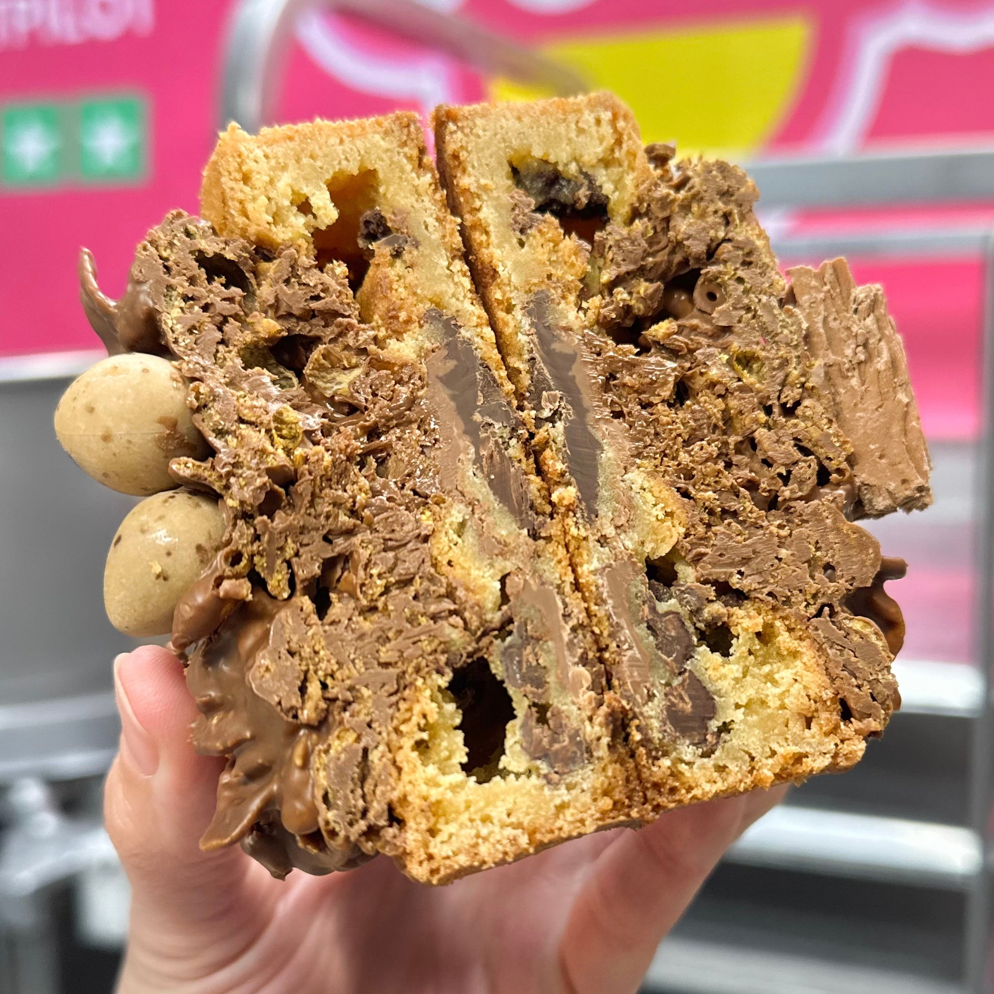 Chocolate Chip Birds Nest Decadunk Cookie