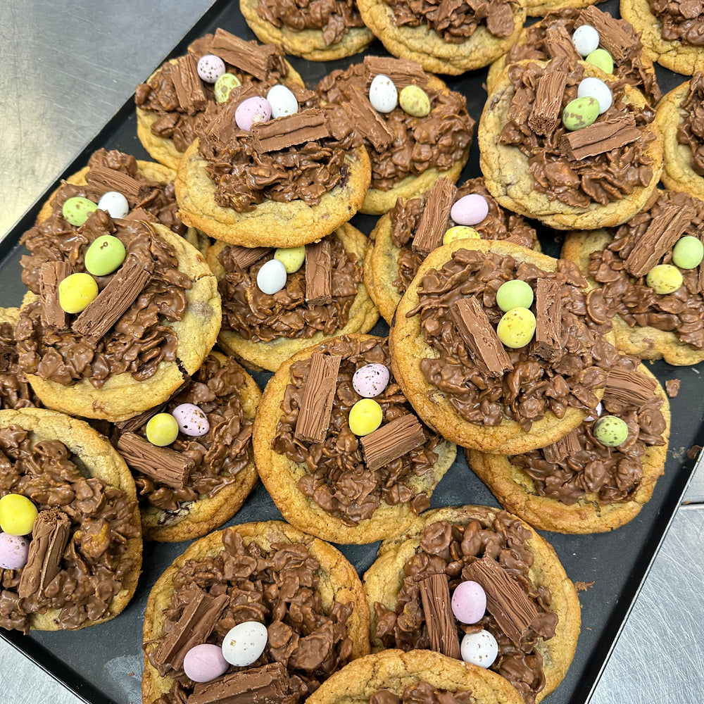 Cornflake Mini Egg Nest Chocolate Chip Bakery Cookie
