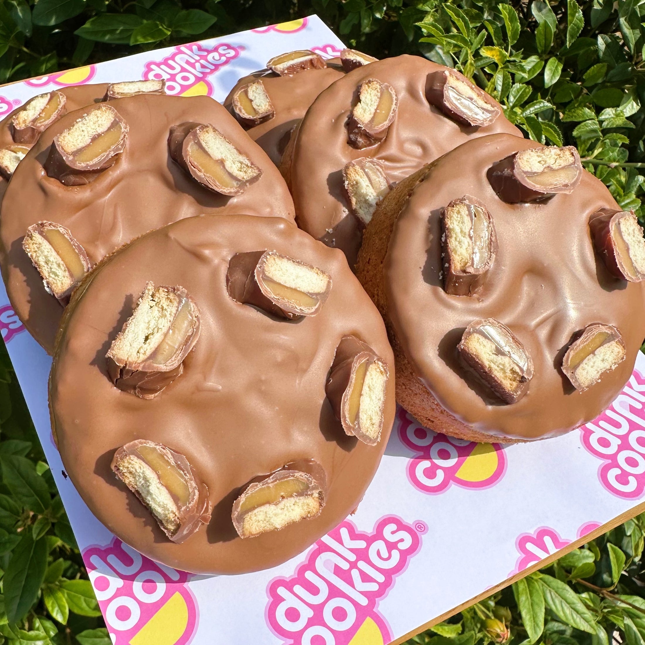 Caramel Shortbread Decadunk Cookie