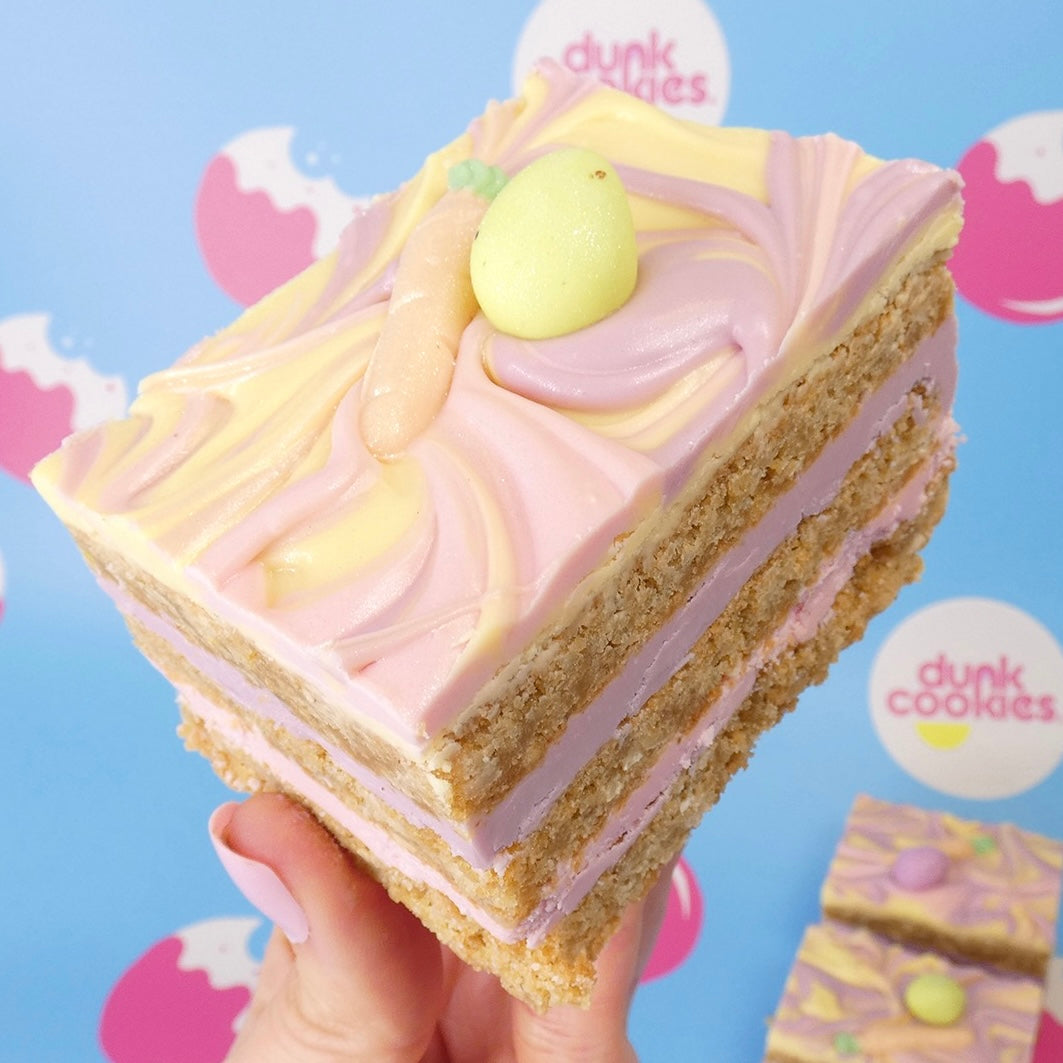 The (Not So Mini) Egg Pretty Pastel Vanilla Cookie Stack