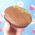 Load image into Gallery viewer, Chocolate Dubai Chocolate Pistachio Stuffed Deep Dish Cookie
