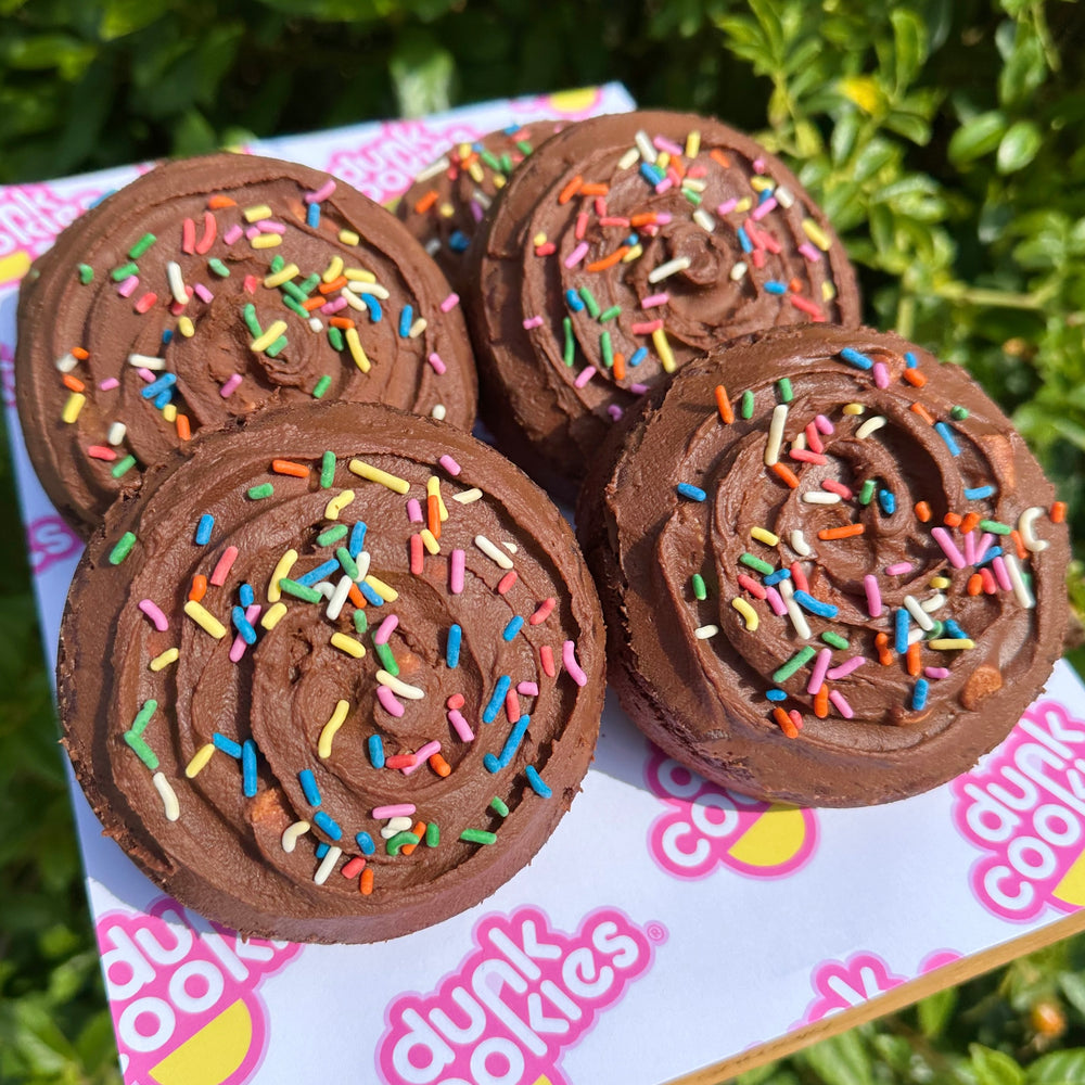Rainbow Rocky Road Decadunk Cookie
