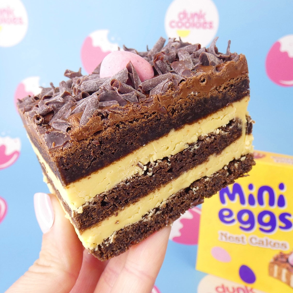 The (Not So Mini) Egg Cookie Stack