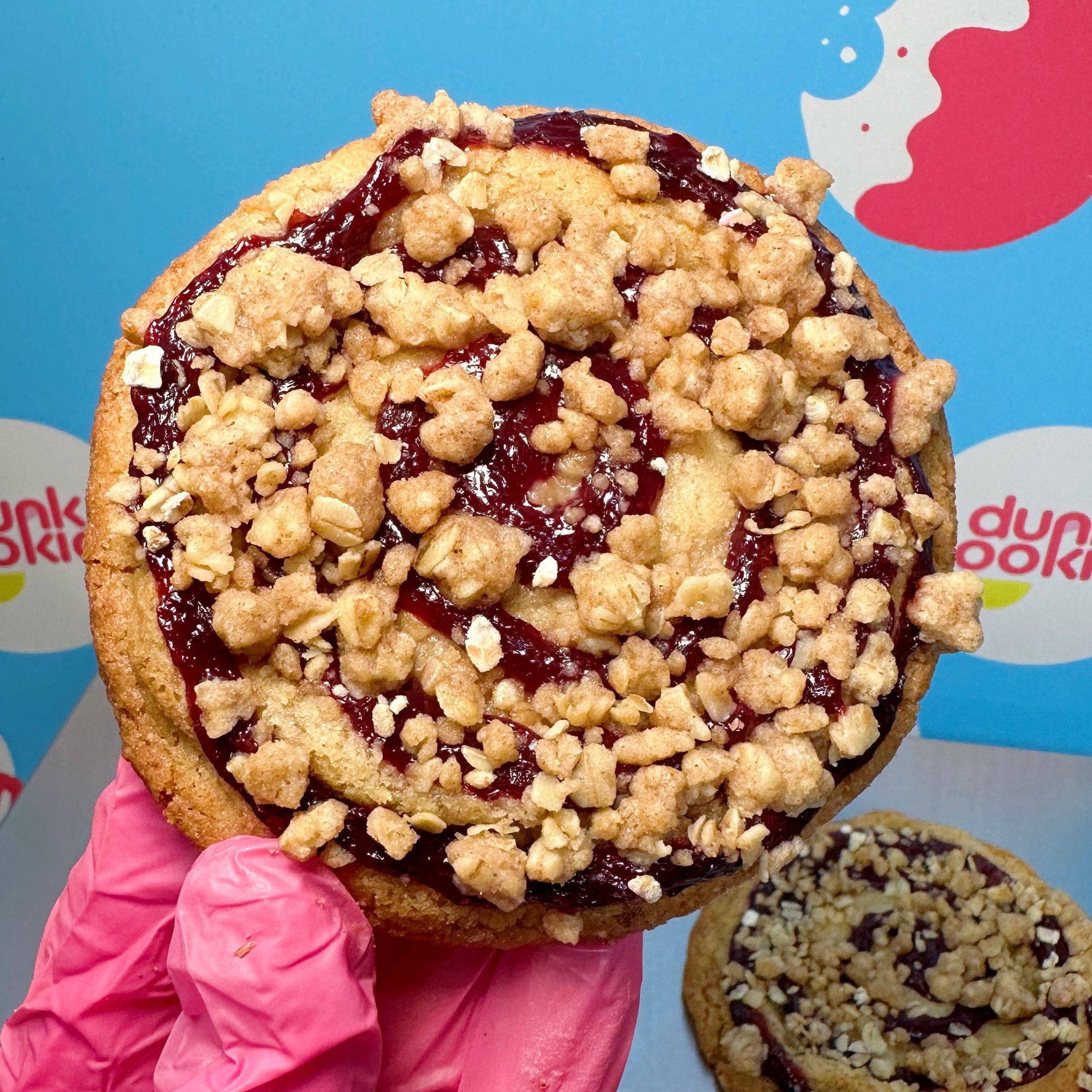 Cherry Pie Crumble Cookie