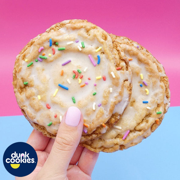 Birthday Cake Frosted Cookie