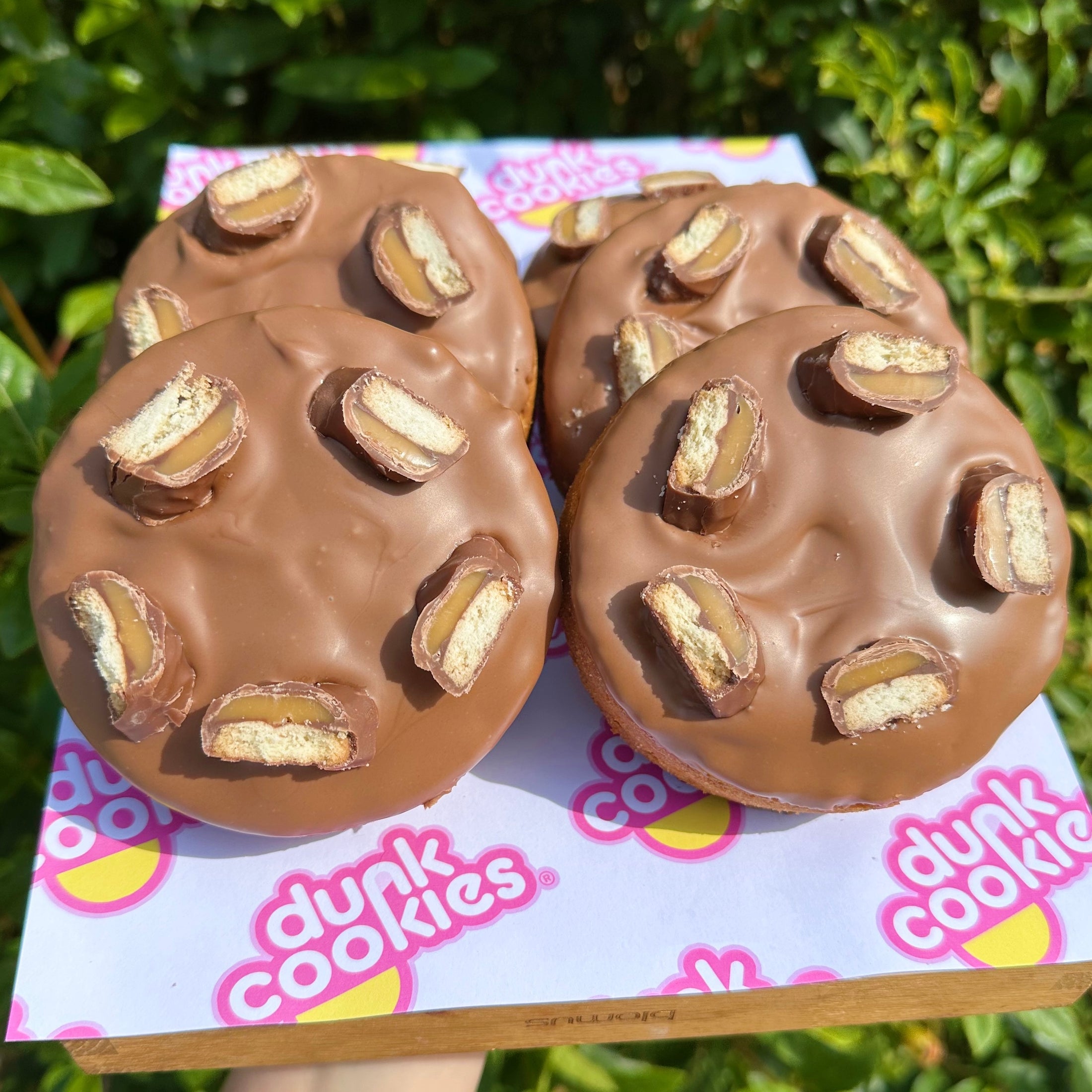 Caramel Shortbread Decadunk Cookie