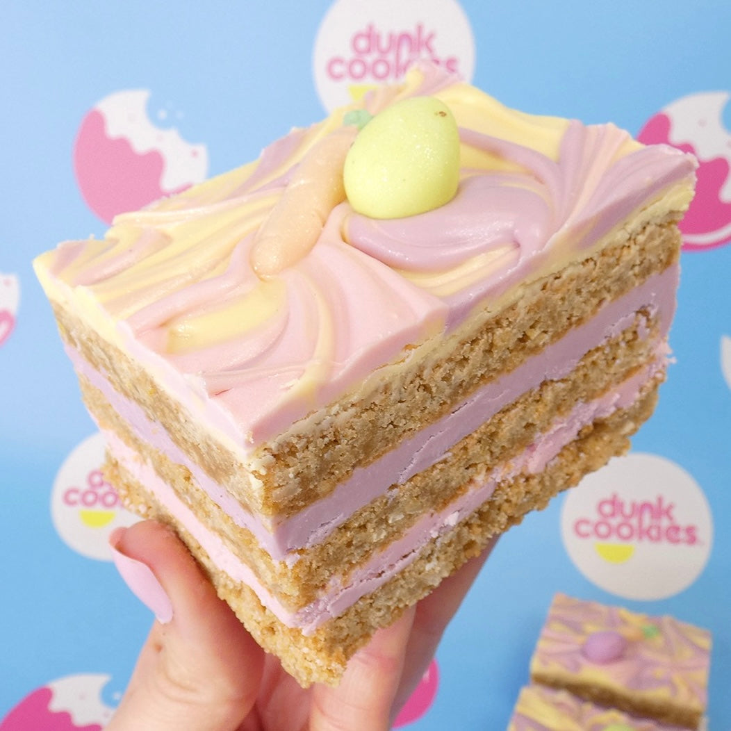 The (Not So Mini) Egg Pretty Pastel Vanilla Cookie Stack