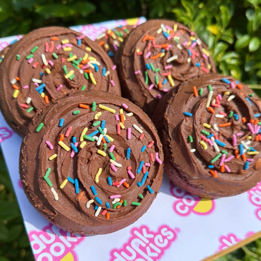 Rainbow Rocky Road Decadunk Cookie