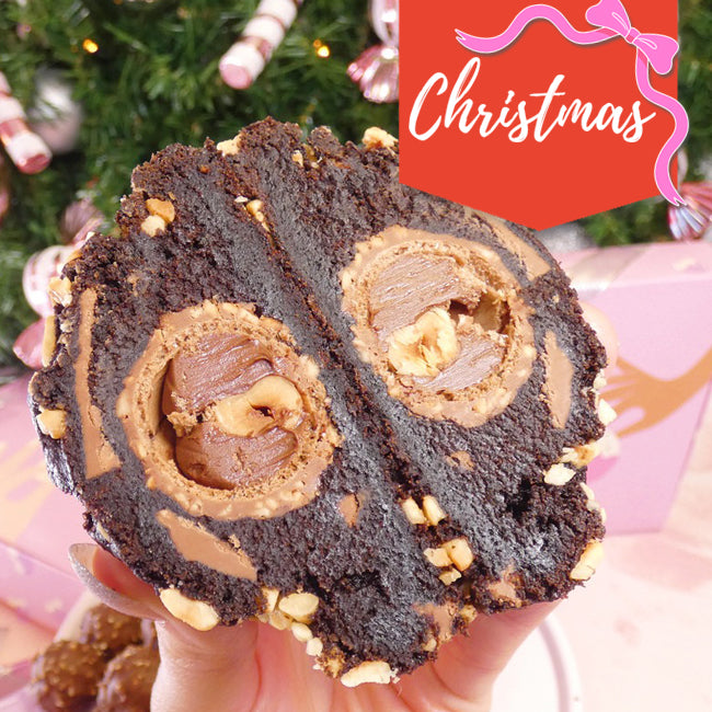 Ferrero Rocher Stuffed NYC Cookie